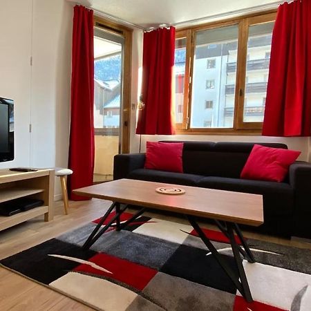 Chamois De Chamonix, Confortable 2 Pieces, Balcon, Parking Gratuit Exteriör bild