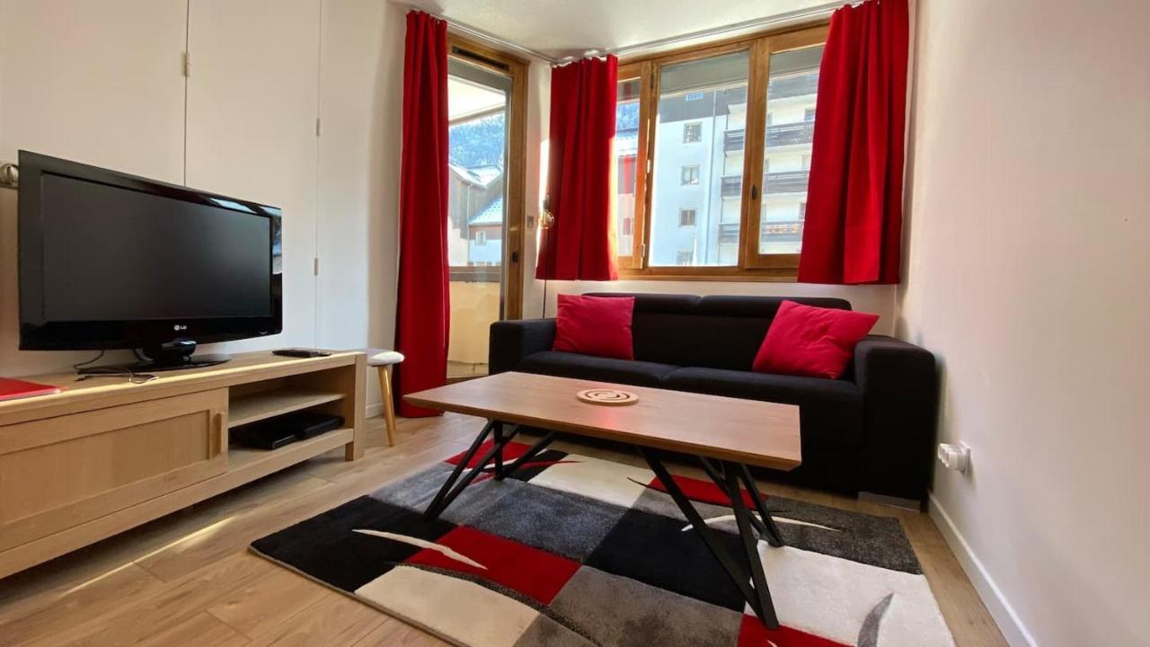 Chamois De Chamonix, Confortable 2 Pieces, Balcon, Parking Gratuit Exteriör bild