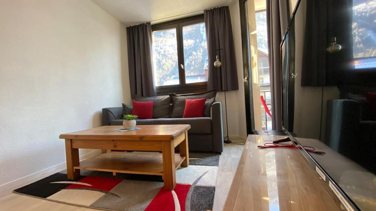 Chamois De Chamonix, Confortable 2 Pieces, Balcon, Parking Gratuit Exteriör bild